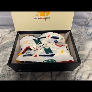 aime leon dore 827 white size 7.5 fits like an 8